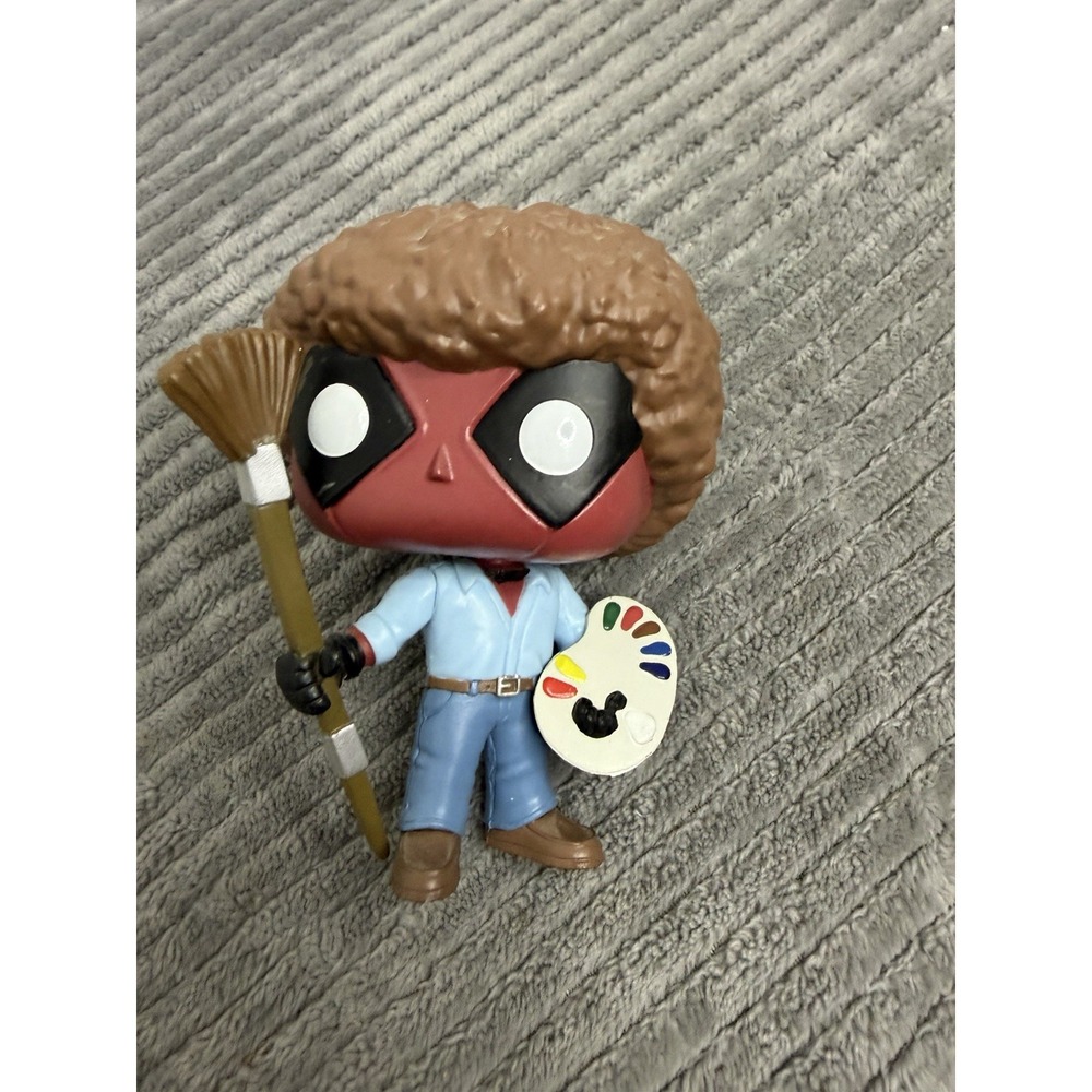 Funko Pop! Vinyl: Marvel - Deadpool as Bob Ross #319